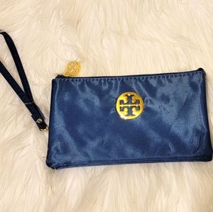 Tory Burch Wallet Blue / Gold